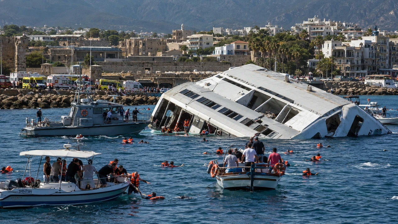 Akdeniz’de Can Pazarı: Girne Açıklarında Yolcu Feribotu Alabora Oldu