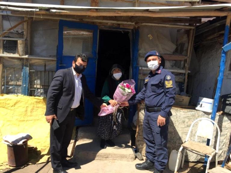 Jandarma dan şehit annelerine ziyaret