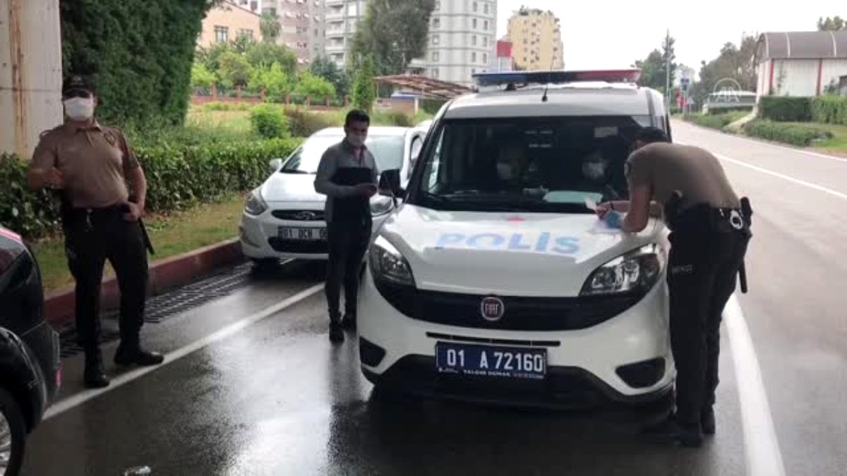 Sokağa çıkma kısıtlamasına uymayan 6 kişiye para cezası