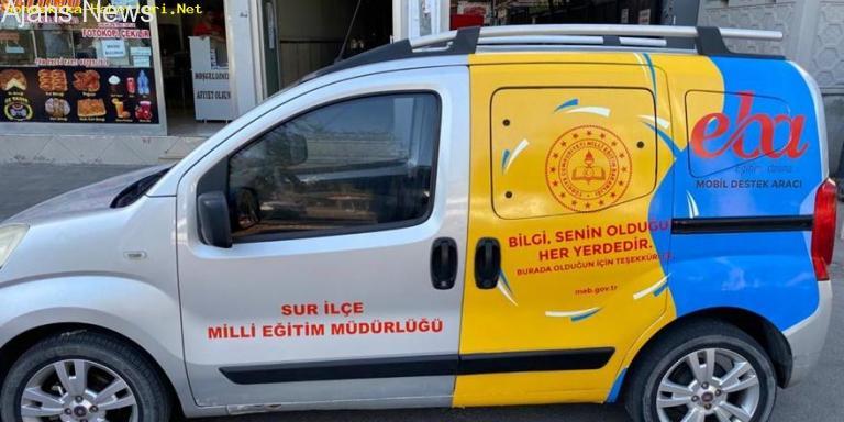 Diyarbakır’da EBA Mobil Destek Aracı