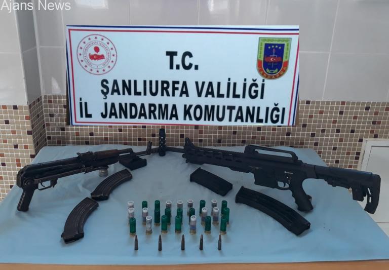 Şanlıurfa’da silah kaçakçılarına operasyon