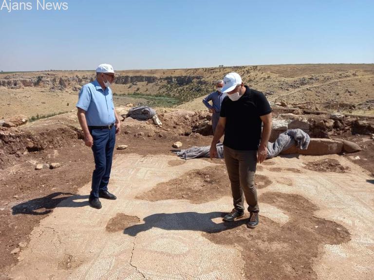 Diyarbakır müze müdürlüğü roma dönemine ait mozaiği koruma altına aldı
