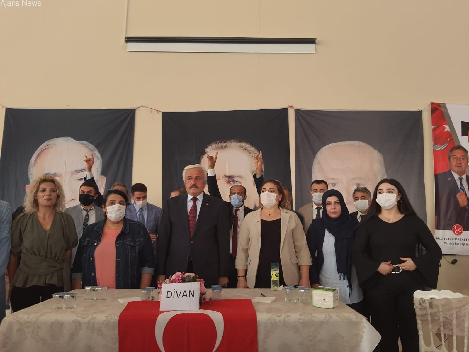 Mazıdağ’da MHP . Olağan Kongresi gerçekleşti