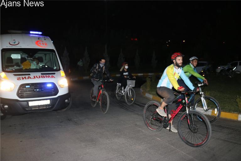 Diyarbakır’da pedal’ler sağlıkçılar için çevirildi