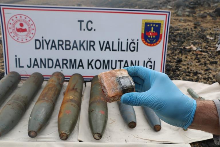 Diyarbakır’da çok sayıda cephane ele geçirildi