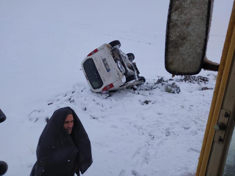 Kaza alanına Bağlar Belediyesi Ekipleri Ulaştı