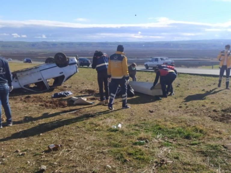 Diyarbakır’da kaza: 1 ölü, 5 yaralı