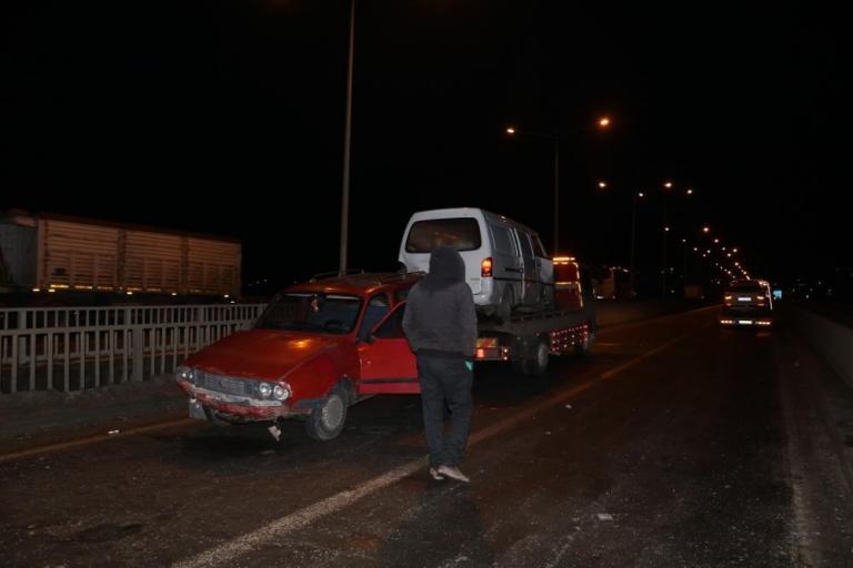 Diyarbakır’da 7 araç birbirine girdi