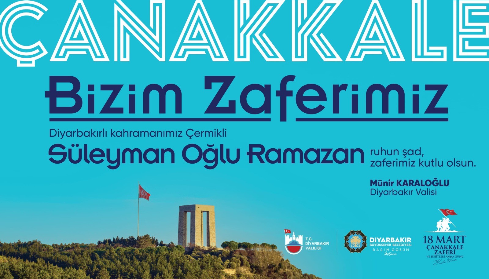 Diyarbakırlı Çanakkale Şehitleri unutulmadı