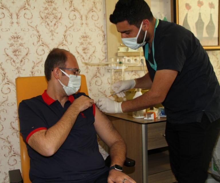 Başkan Türkmen COVID-19 aşısı oldu