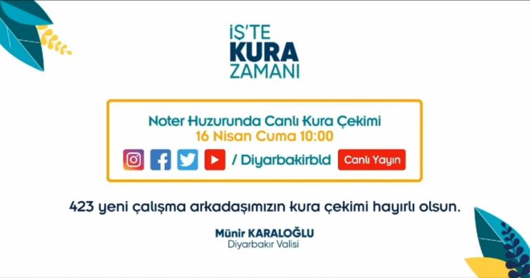 423 personelin kuraları Cuma günü çekilecek