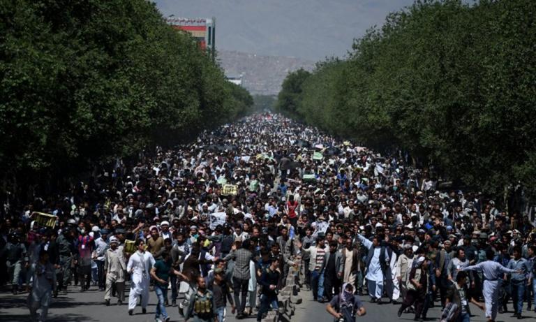 Afganistan’da hükümet karşıtı protesto