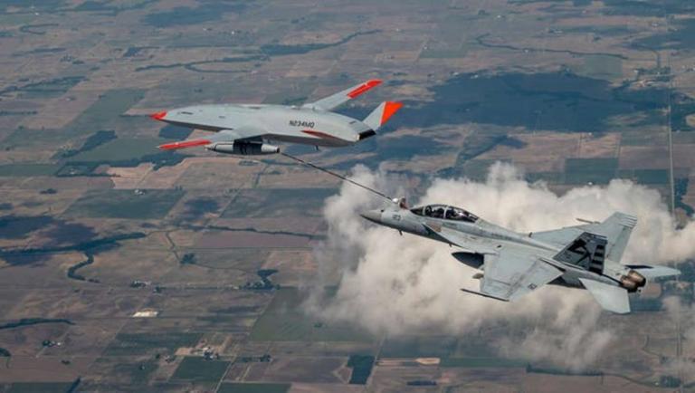ABD ilk kez drone tanker ile savaş uçağına havada yakıt ikmal etti
