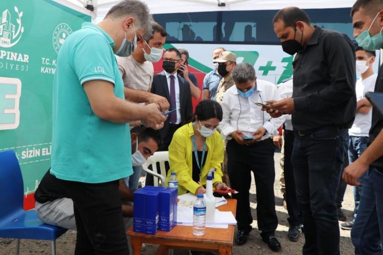 Diyarbakır’da uygulama noktalarına aşılama standı kuruldu