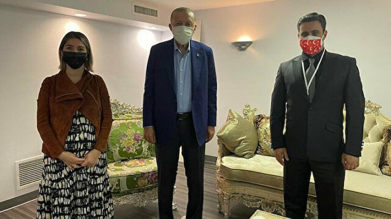 Erdoğan, ABD’de yaşayan Trabzonlu çiftin doğacak çocuğuna “Ayşe Betül” ismini verdi
