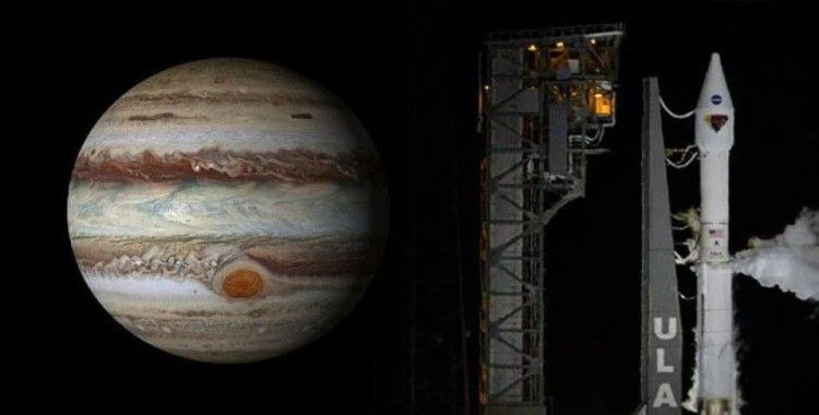 NASA, 12 yıl sürecek görev için uzay aracını Jüpiter’e gönderdi