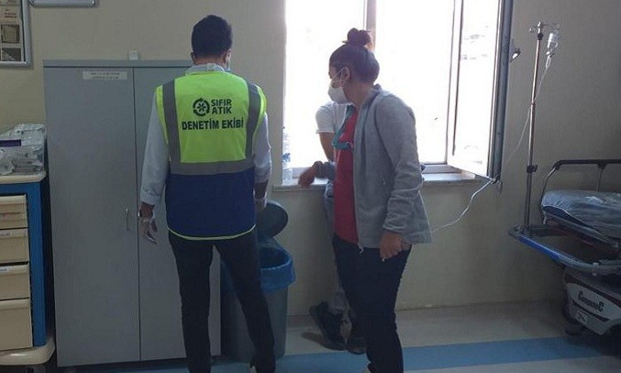 Diyarbakır’daki sağlık kuruluşlarında tıbbi atık denetimi