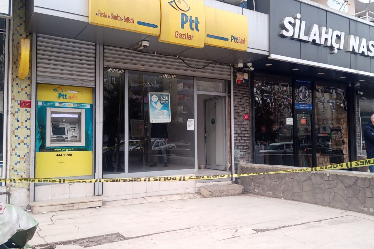 Diyarbakır’da PTT şubesi soyuldu!