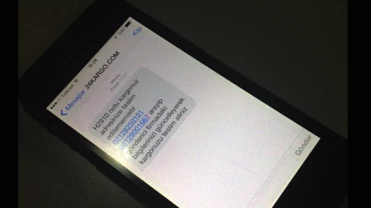 SMS Dolandırıcılığına dikkat!