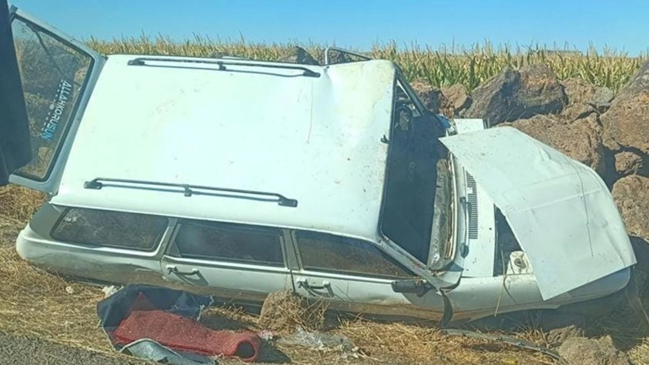Diyarbakır’ın Çınar ilçesinde kaza: 1 ölü, 2 yaralı