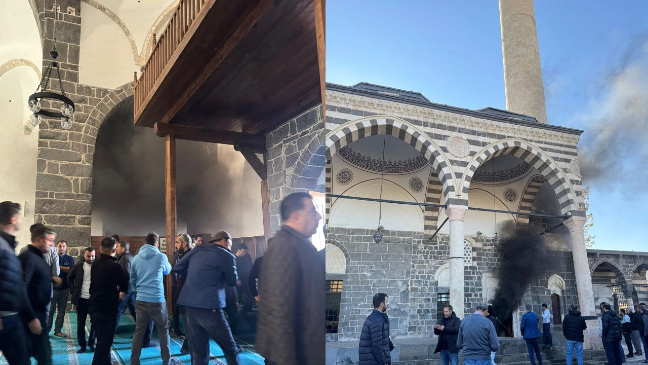 Tarihi Kurşunlu Camiinde yangın!