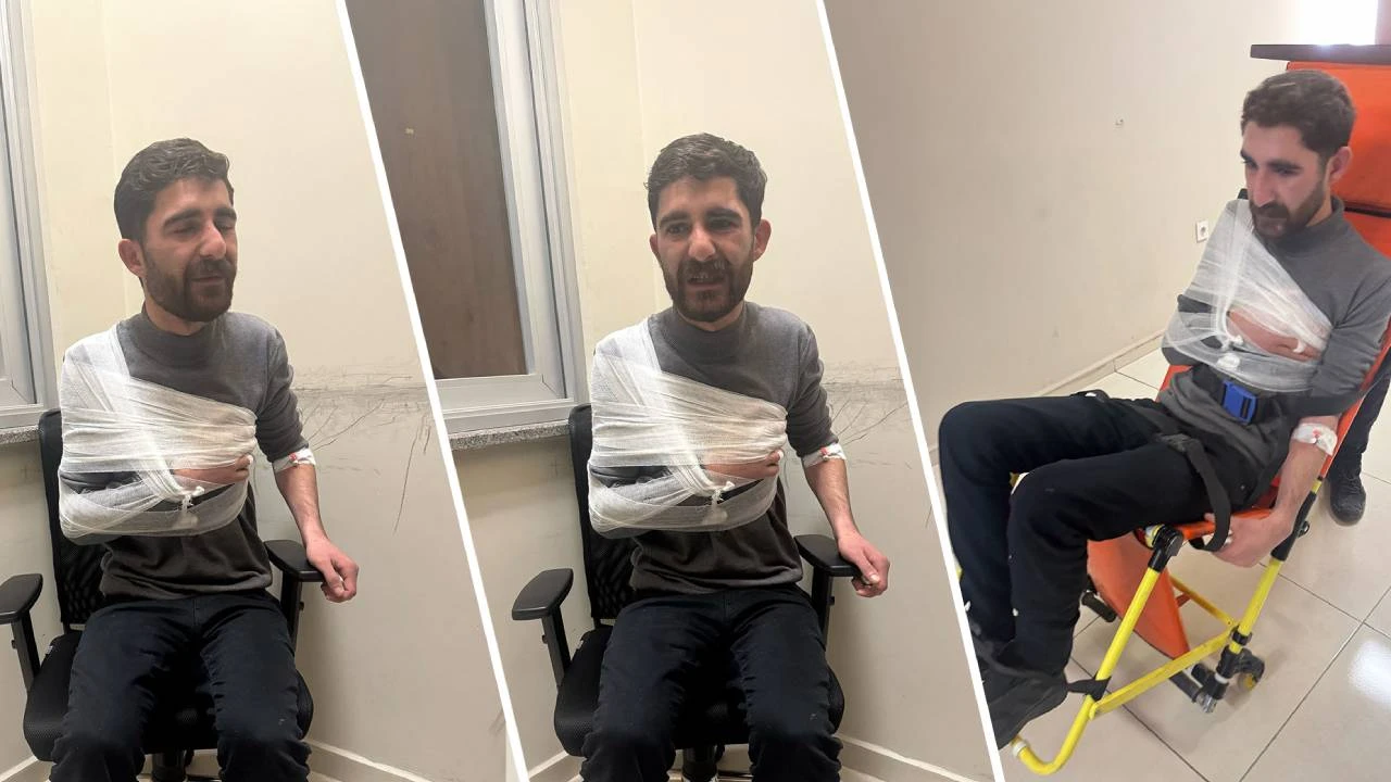 DBP PM üyesi Kenan İldeniz’in omzu ve parmakları kırıldı