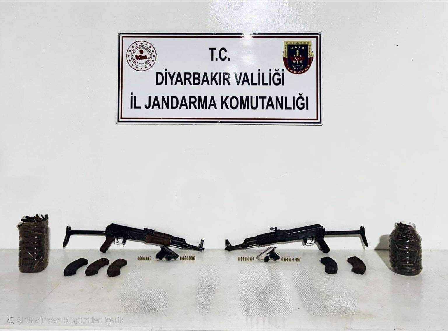 Lice’de Jandarma Operasyonu: Silah ve Mühimmat Ele Geçirildi