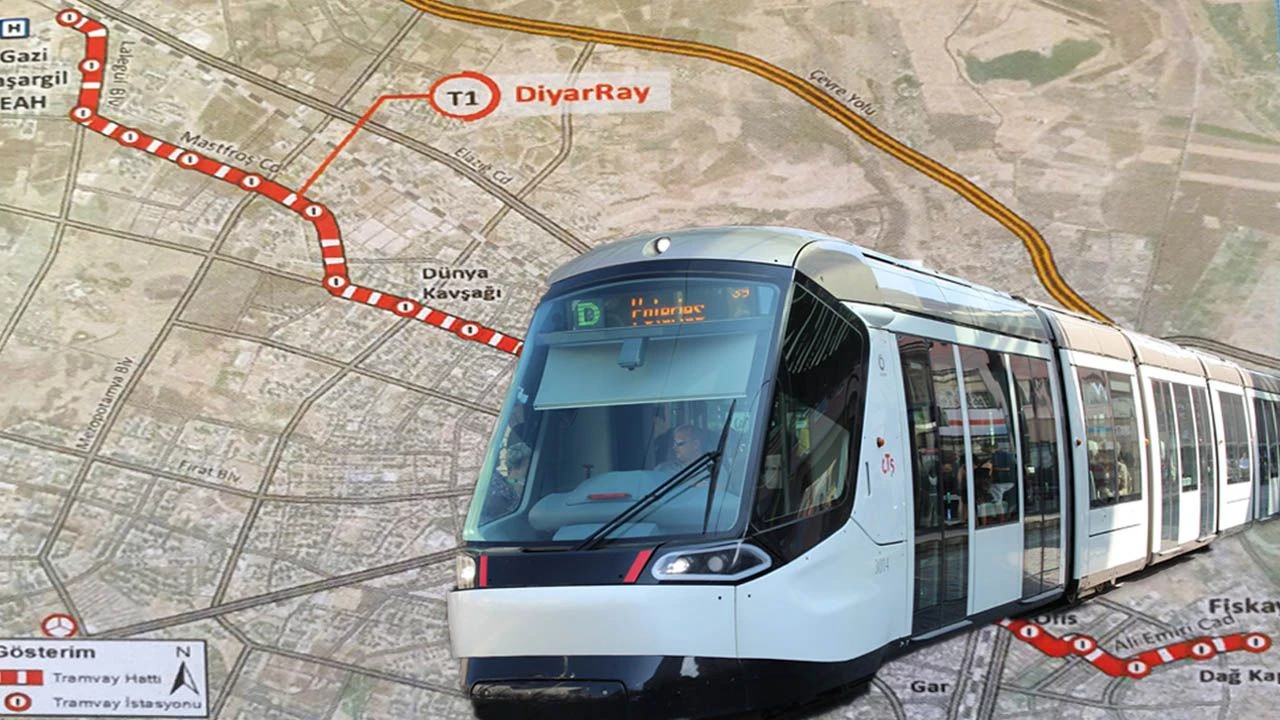Diyarbakır’a Hafif Raylı Sistem Müjdesi: İnşaat 1-1,5 Yıl İçinde Başlıyor