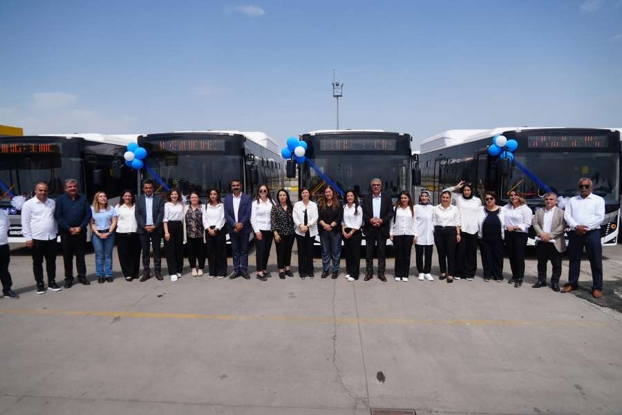 Diyarbakır’ 49 yeni otobüs halkın hizmetine girdi