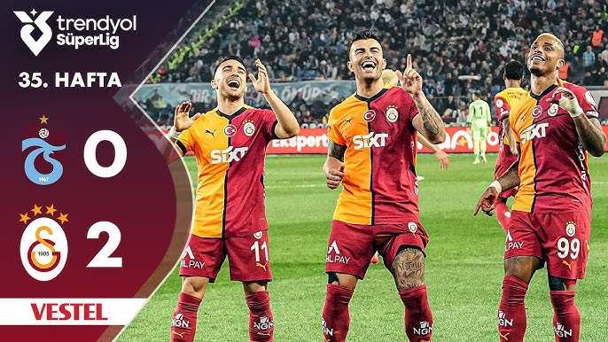Trabzonspor-Galatasaray Derbi Maçı: Galatasaray 2-0 Kazandı!