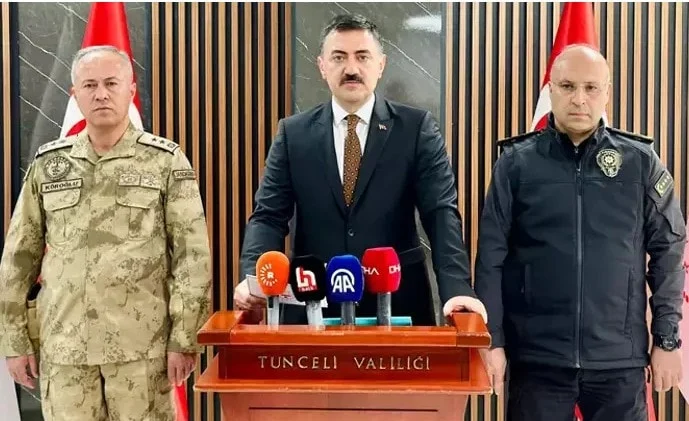 Tunceli Valisi Bülent Tekbıyıkoğlu, merkeze çekildi