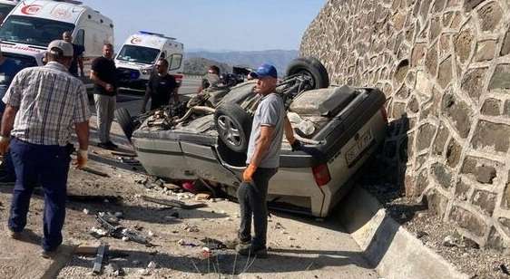 Tunceli’de Kaza: 7 yaralı