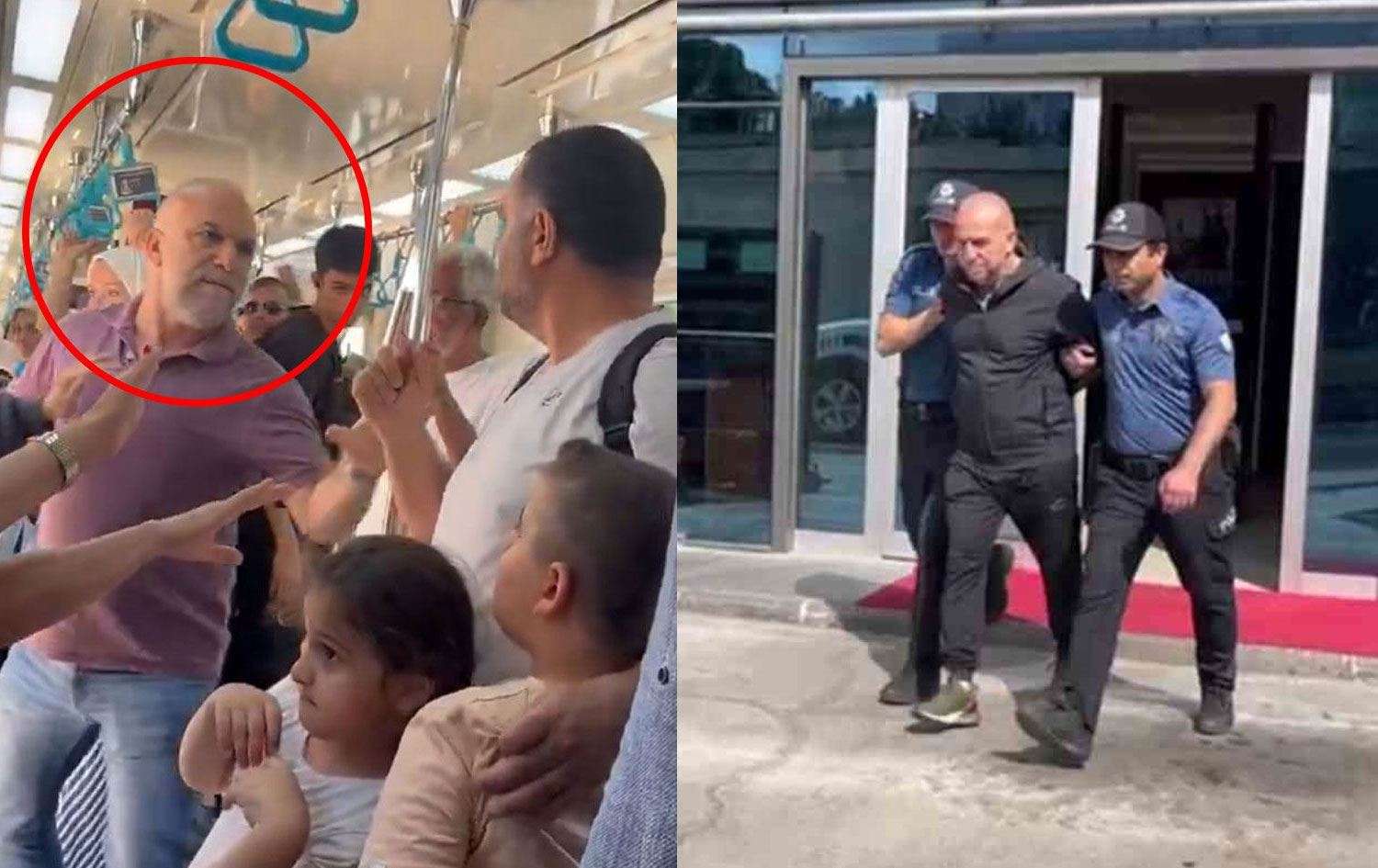 Çocuklarının yanında, babanın burnunu kıran şahsın fadesi ortaya çıktı
