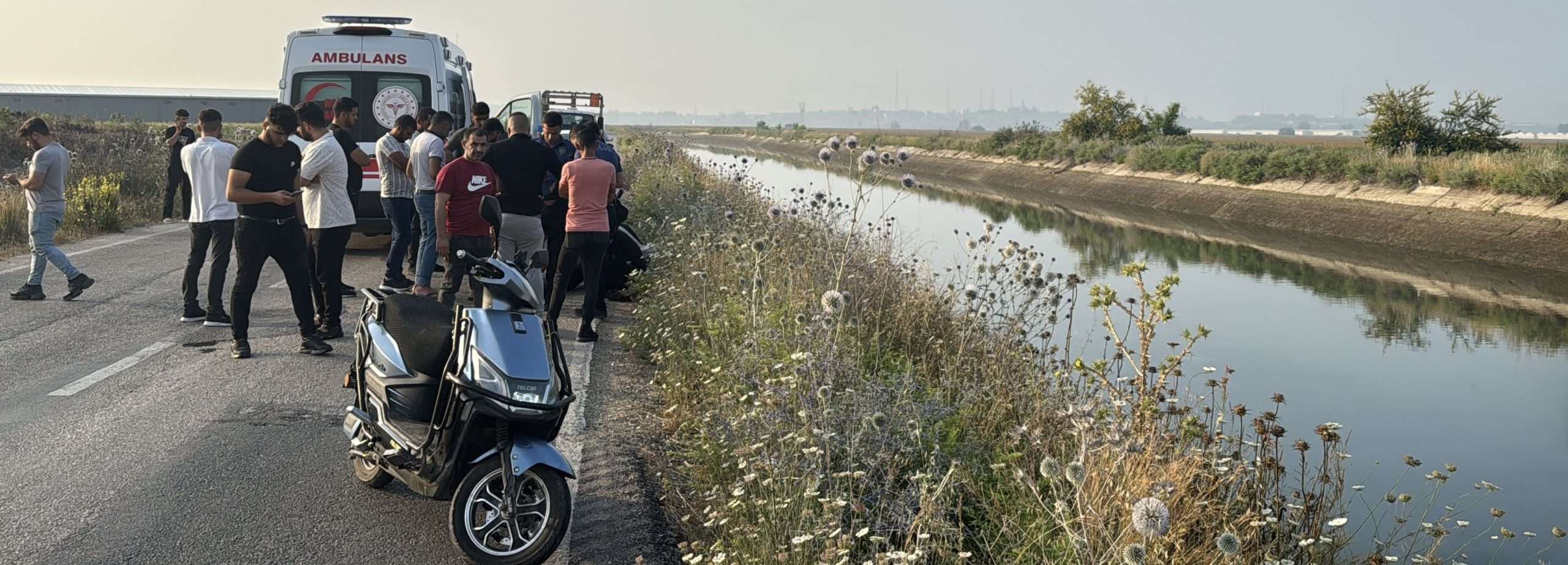 Adana’da Sulama Kanalına düşen 2 kardeşten biri yaşamını yitirdi