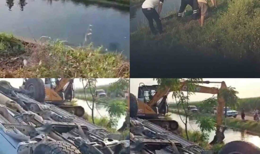 Adana’da sulama kanalına düşen baba ve iki kızı öldü