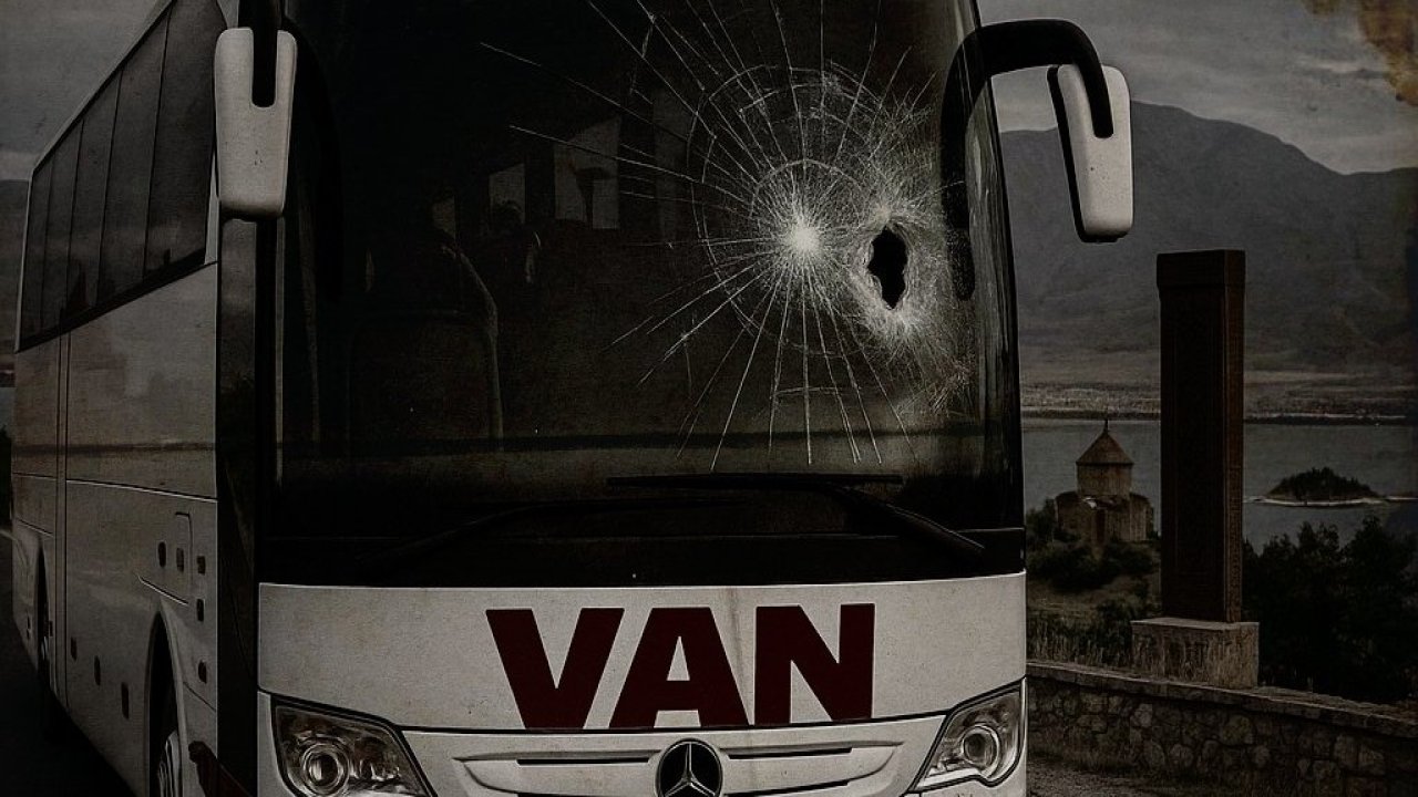Elazığ’da Van-Ankara Seferini Yapan Yolcu Otobüsüne Taşlı Saldırı