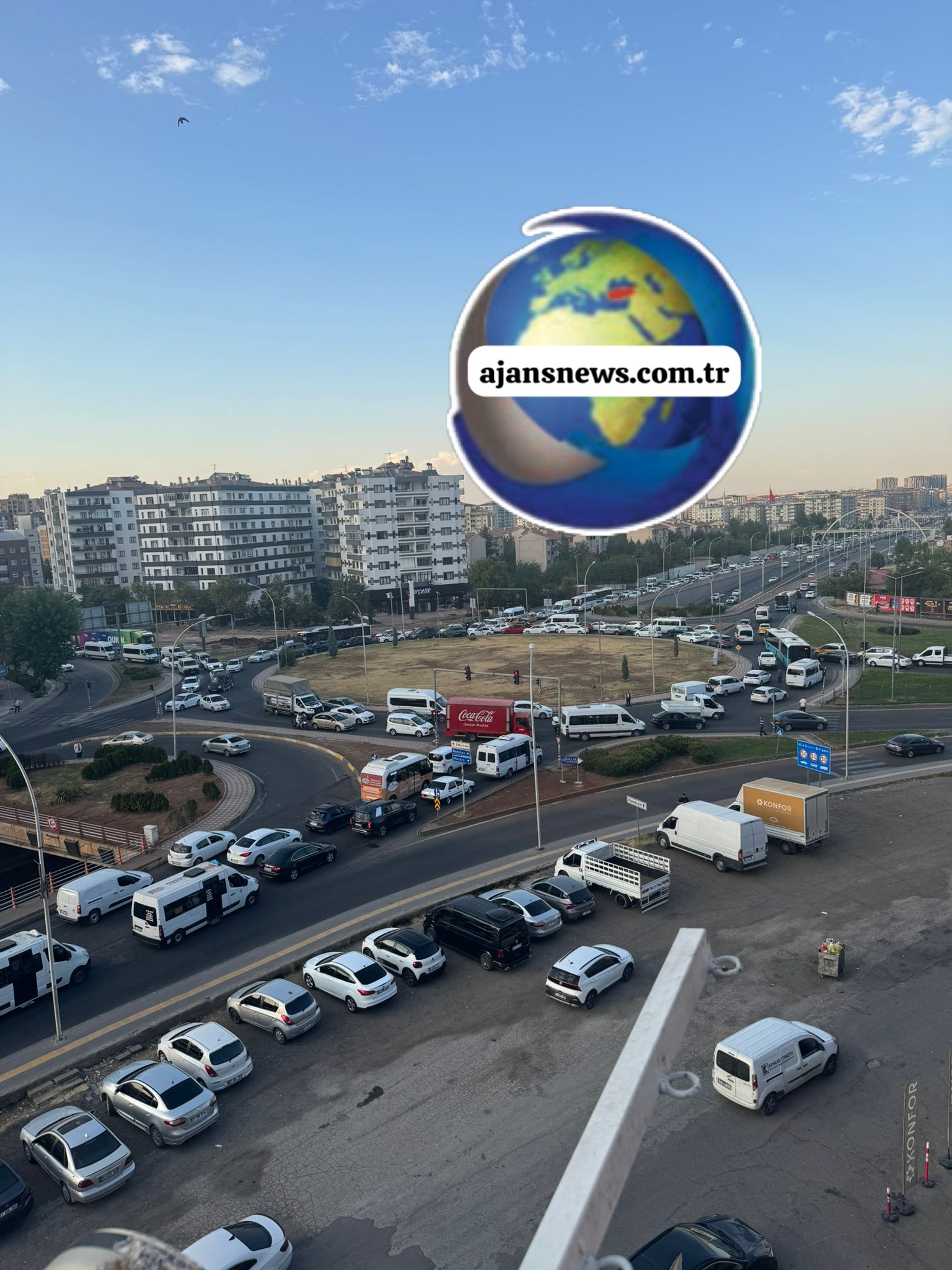 Diyarbakır Kantar Kavşağı’nda Yol Çalışmaları Nedeniyle Uzun Araç Kuyrukları