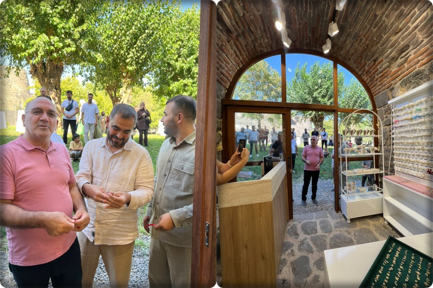 Diyarbakır’ın Tarihi Surlarında Yöresel Takılara Yeni Bir Kapı Aralandı