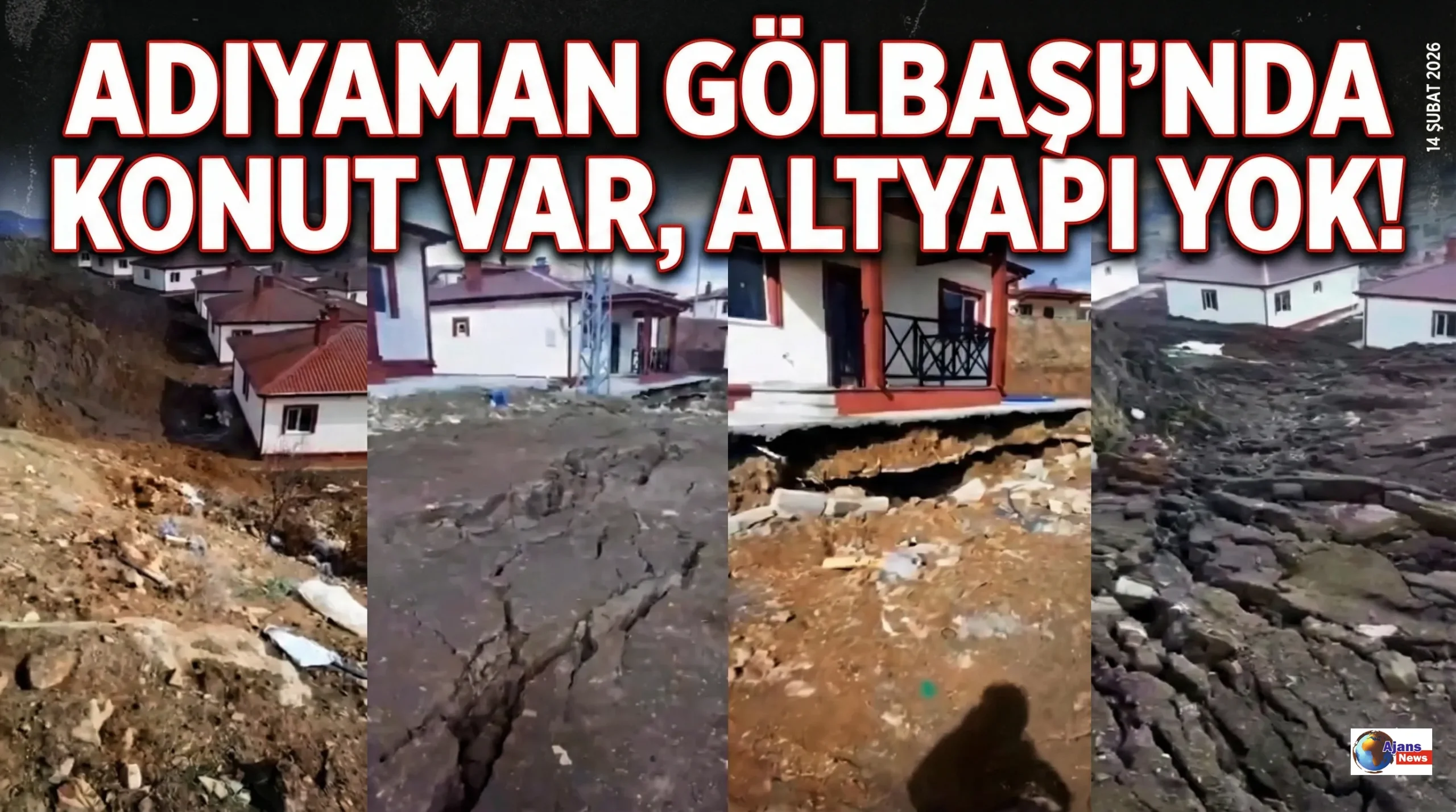 Adıyaman Gölbaşı’nda Konut Var, Altyapı Yok!