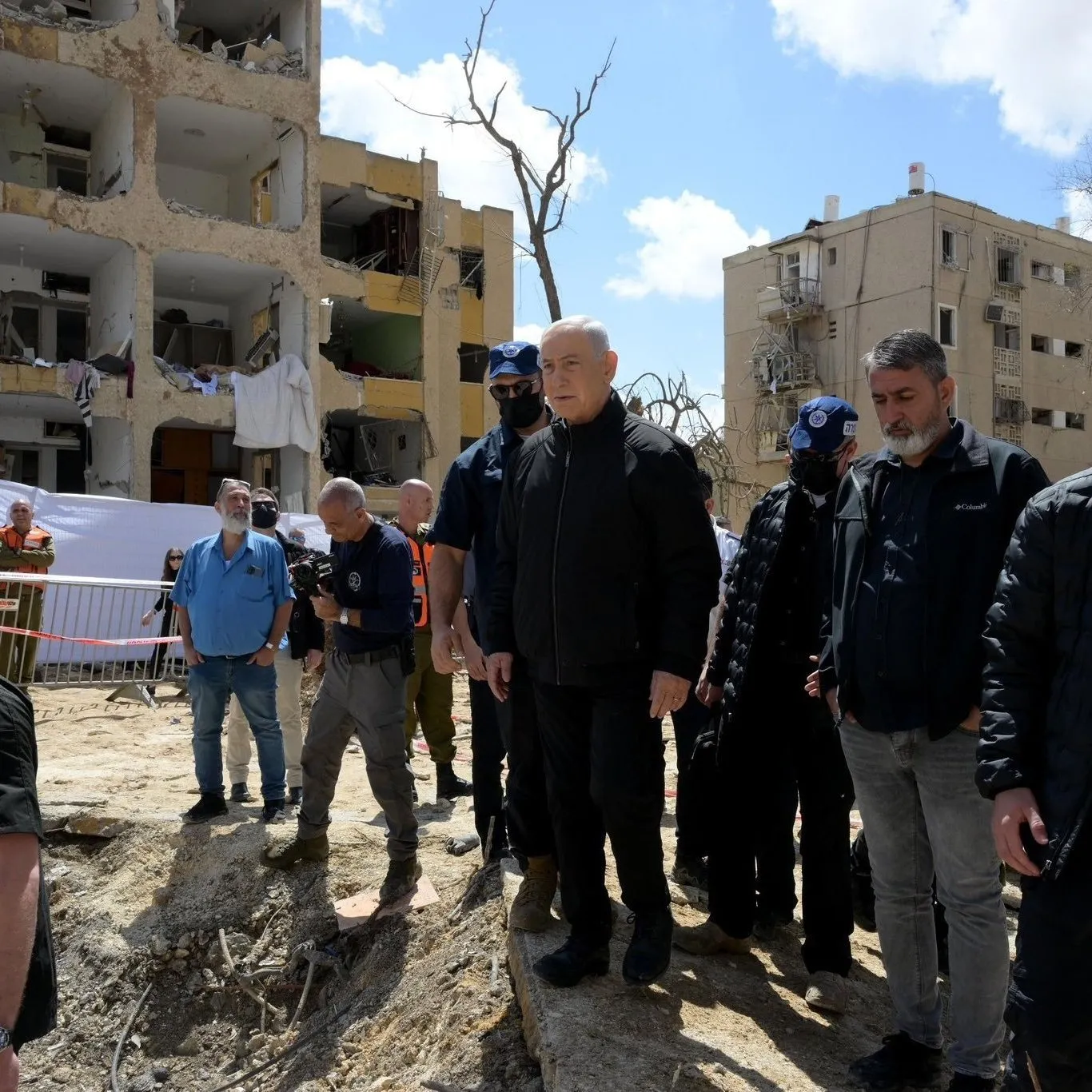 Arad’da Yıkım Büyük: Netanyahu Füze Menzilindeki Kenti Ziyaret Etti