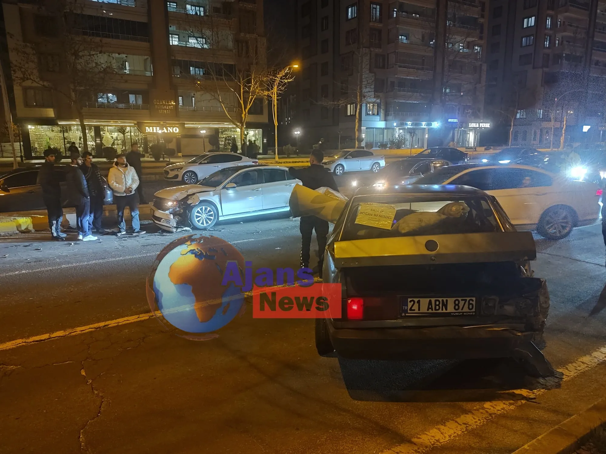 Diyarbakır 75. Yol’da Kaza: Yaralılar Var!