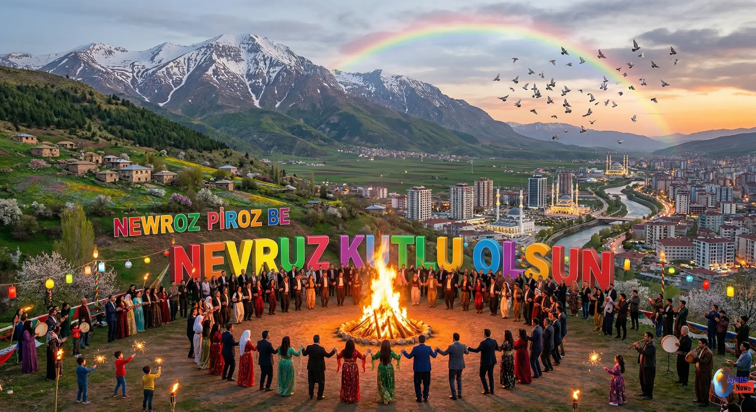 Newroz Pîroz Be!-Nevruz Kutlu Olsun!