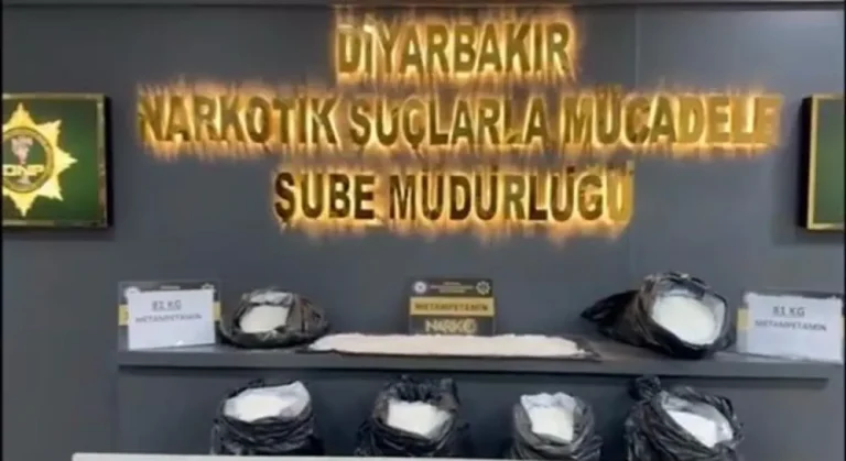 Diyarbakır’da Zehir Tacirlerine Büyük Darbe: Tırda 81 Kilo Metamfetamin Ele Geçirildi