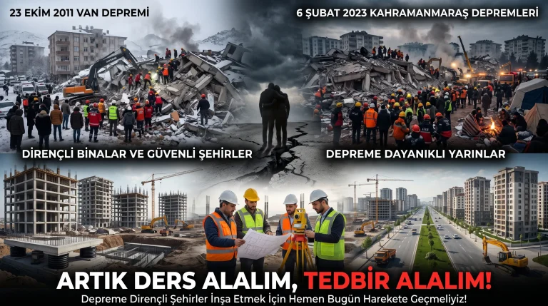 Van Depreminin 15. Yılında Acılar Taze: Uzmanlardan “Dirençli Şehirler” Uyarısı