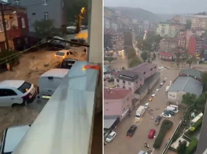 İstanbul’da Şiddetli Sağanak: Dereler Taştı, Cadde ve Sokaklar Göle Döndü